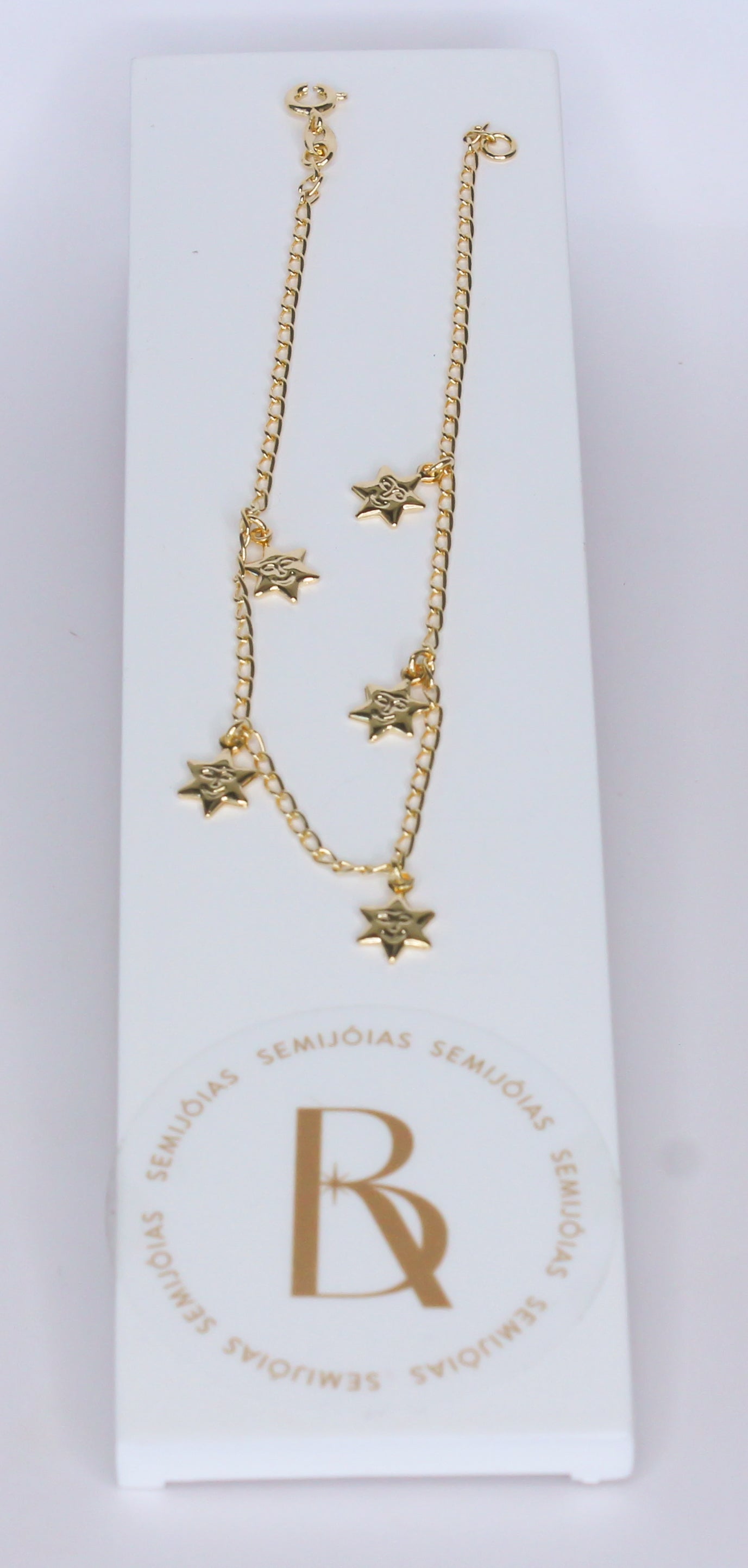 tornozeleira de ouro