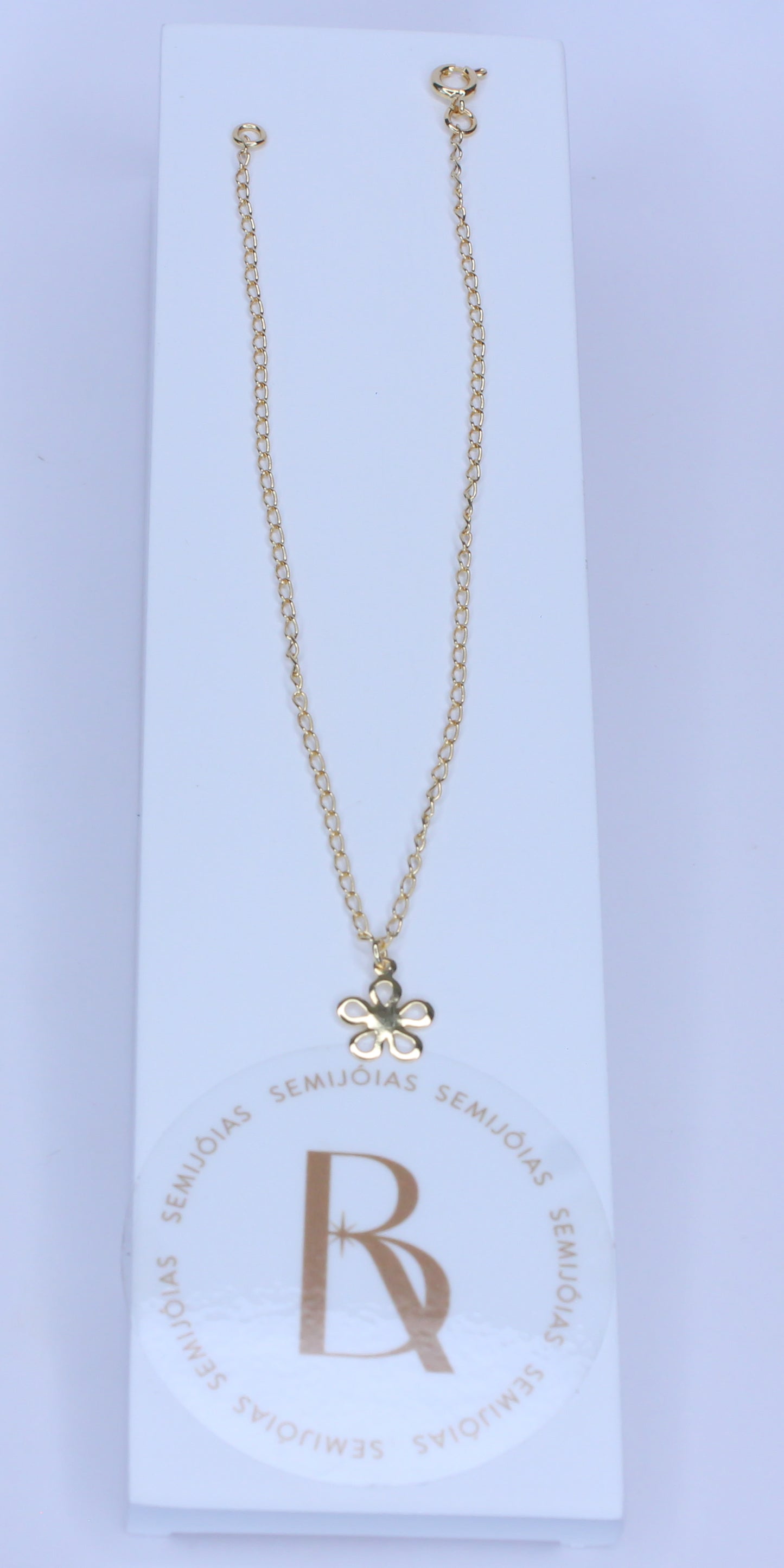 tornozeleira de ouro