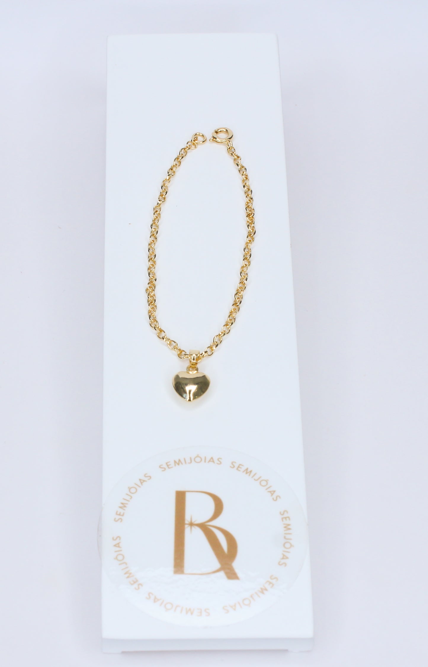 Pulseira Elo Português Banhado à Ouro 18k - Romilda Borges - cod: PS03