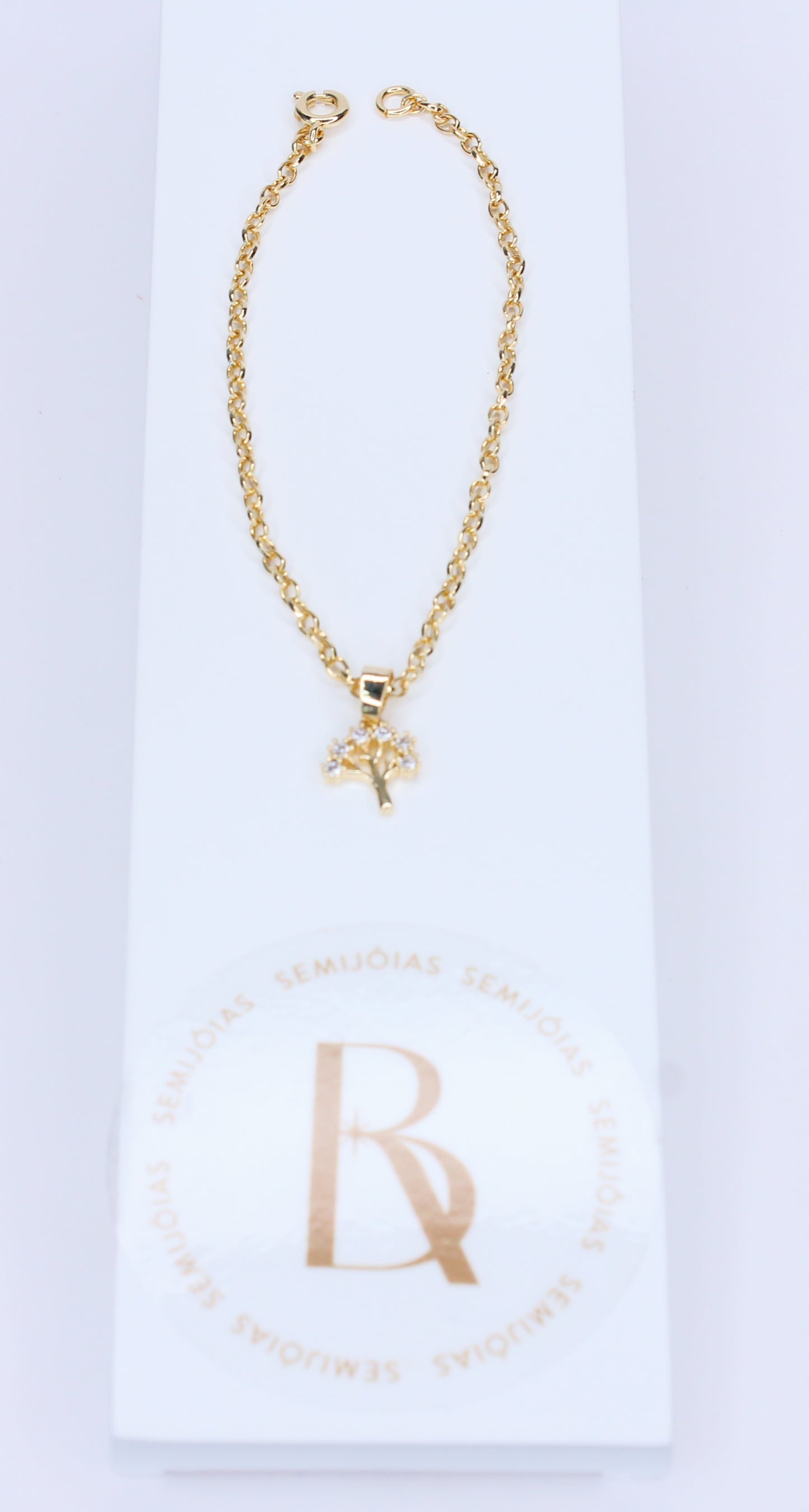 Pulseira Elo Português Banhado à Ouro 18k - Romilda Borges - cod: PS03
