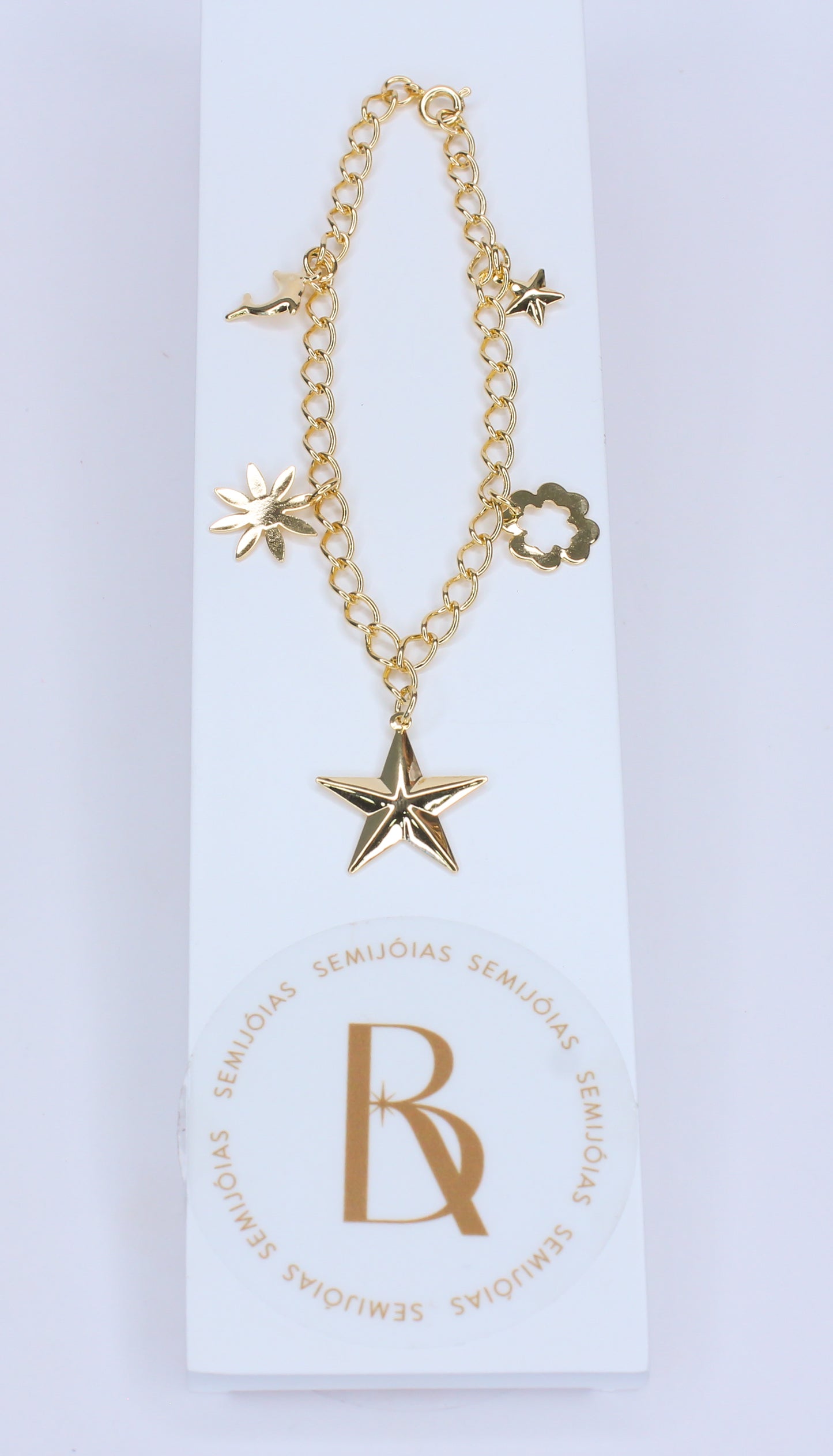 Pulseira Formas Banhado à Ouro 18k - Romilda Borges - cod: PS29