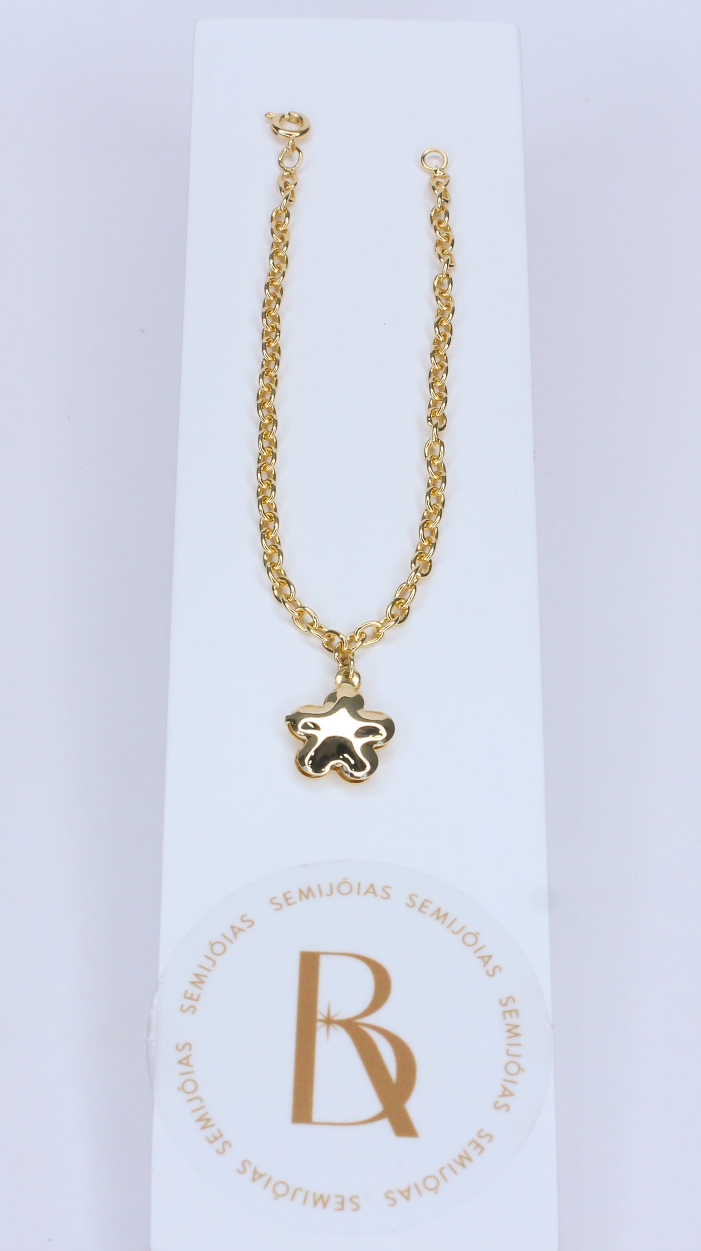 Pulseira Elos Banhado à Ouro 18k - Romilda Borges - cod: PS12