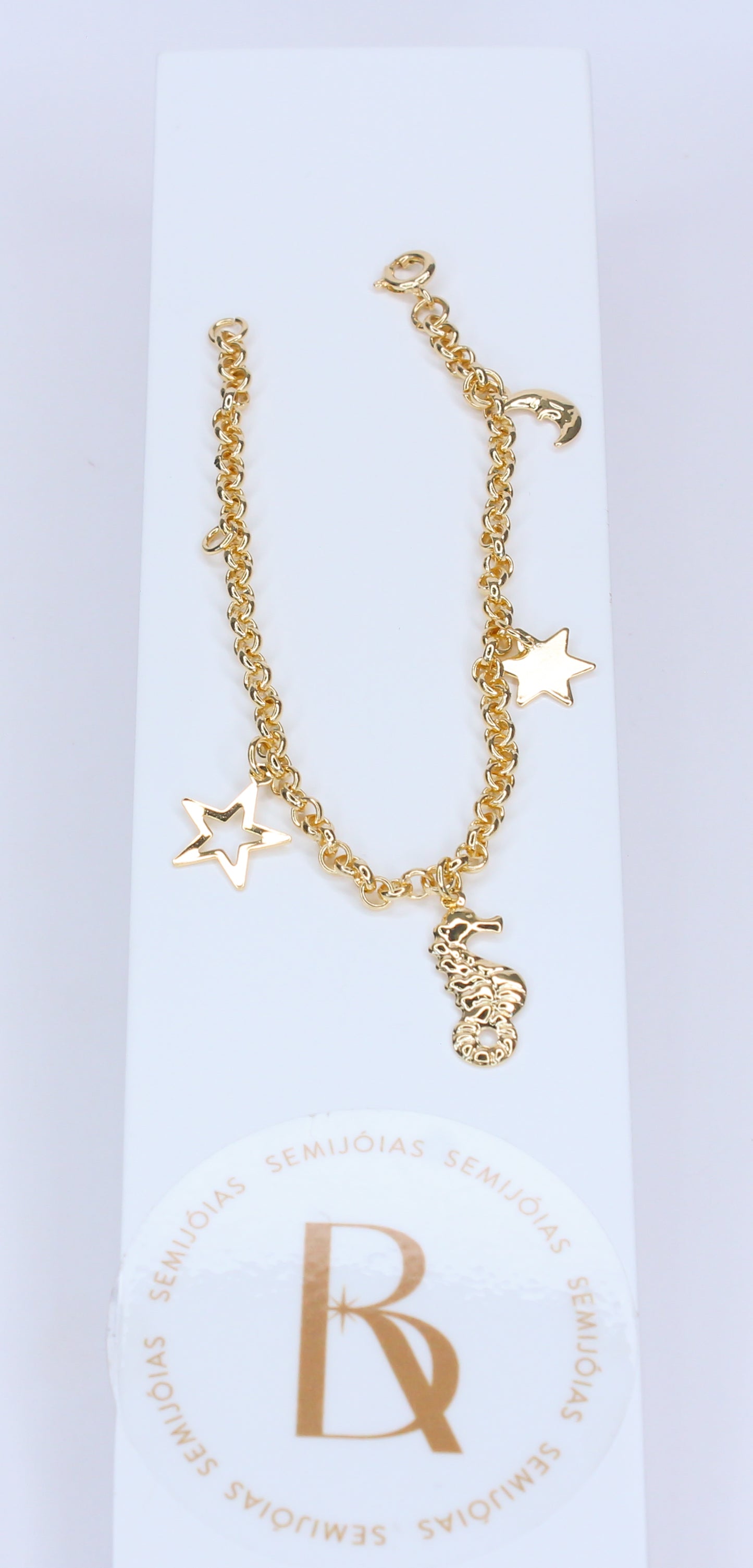 Pulseira Lembranças Banhada à Ouro 18k - Romilda Borges - cod: PS15