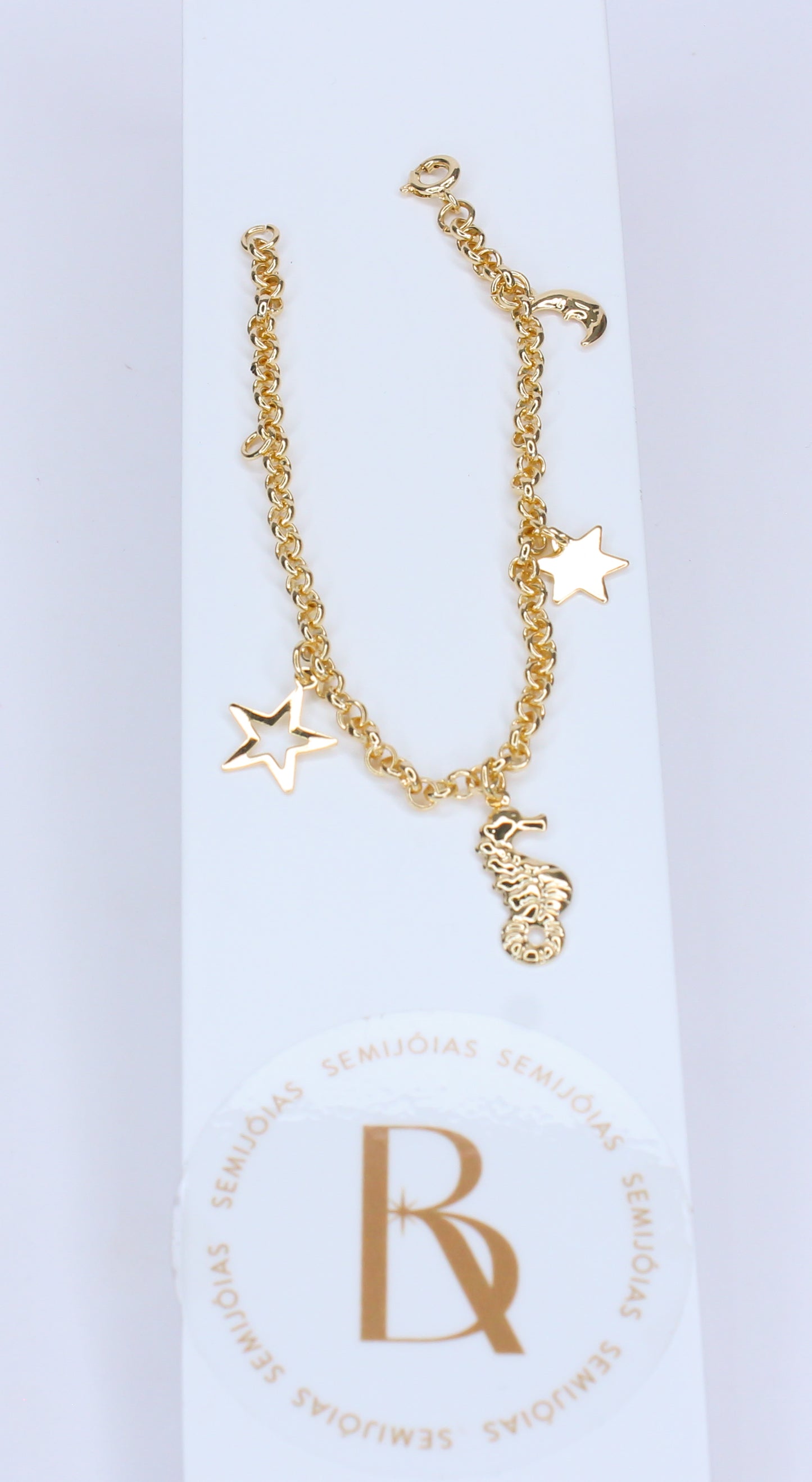 Pulseira Lembranças Banhada à Ouro 18k - Romilda Borges - cod: PS15