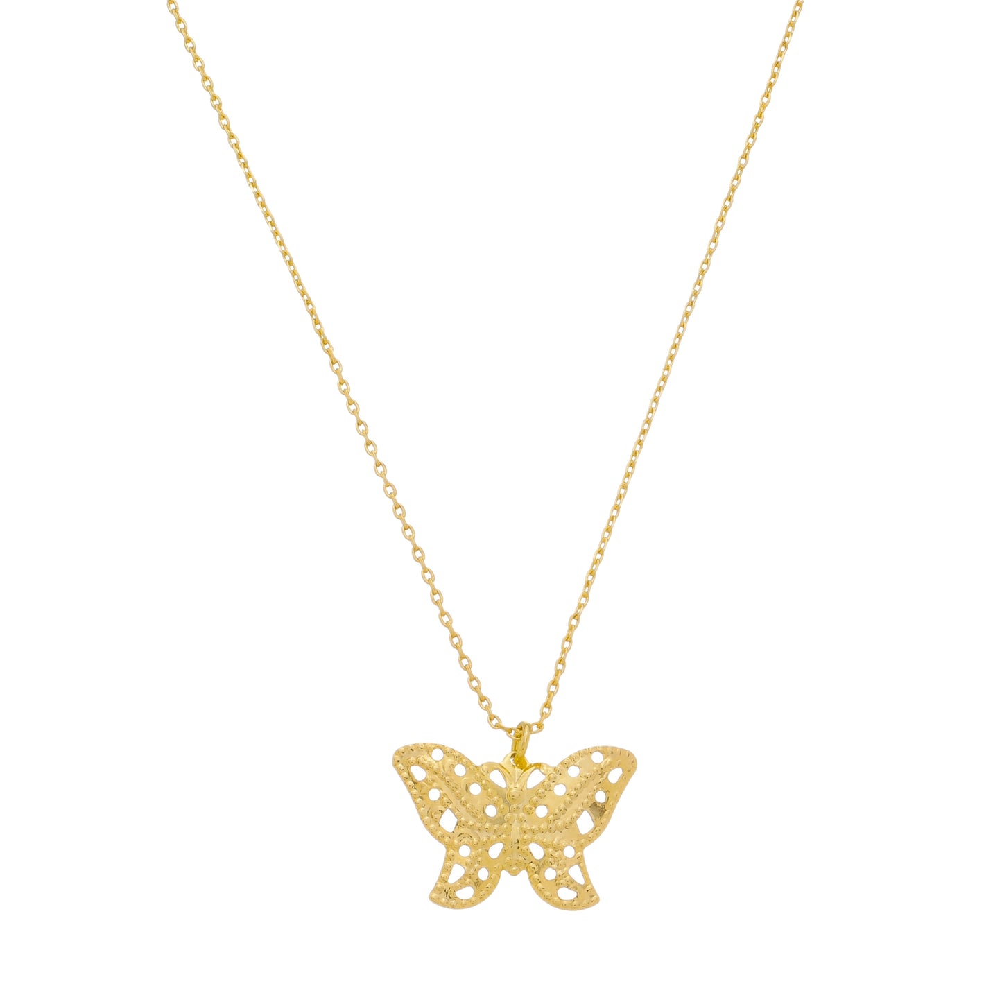 Colar Borboleta Banhado à Ouro 18k - Romilda Borges cod: CR16