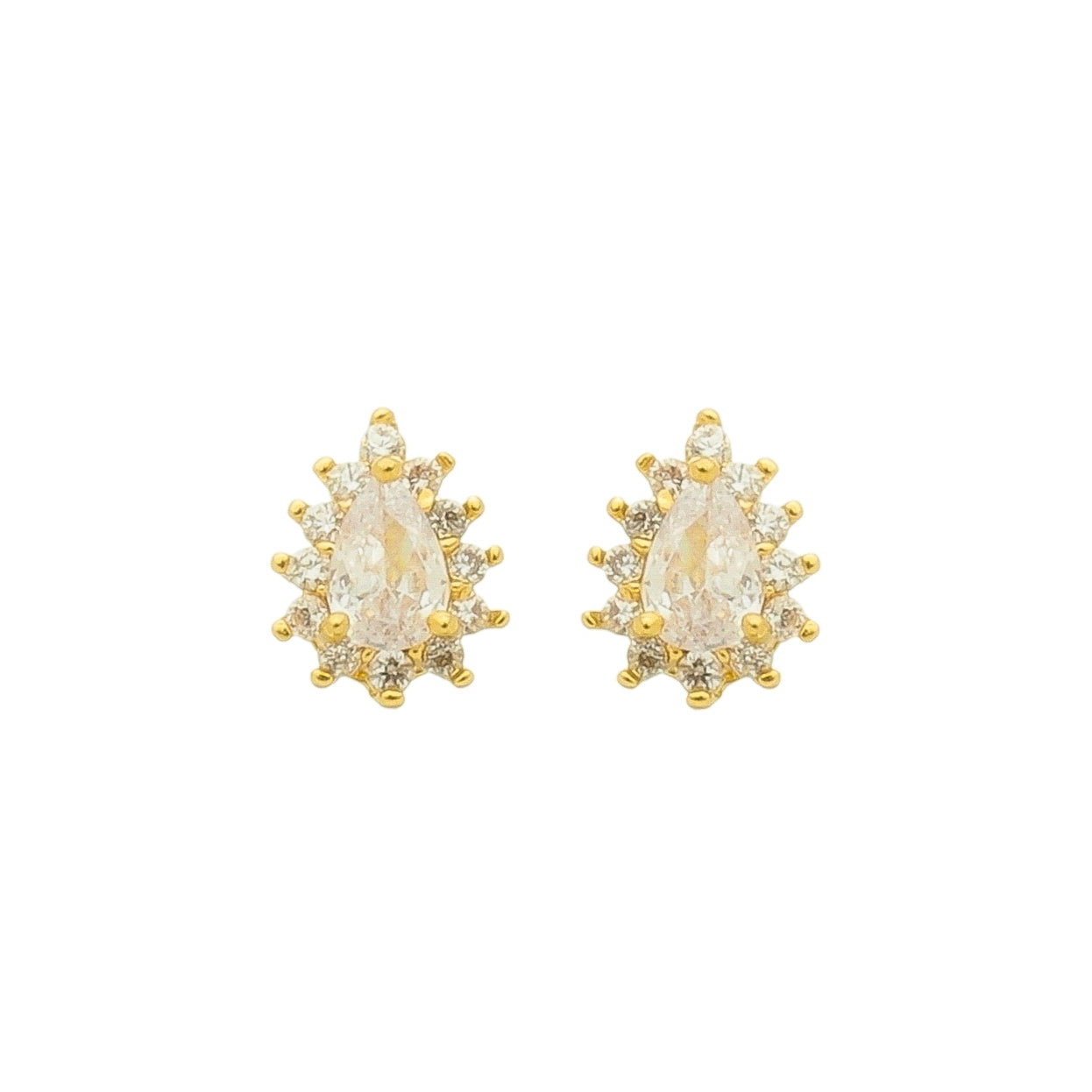 Brinco Gota Luxo Banhado à Ouro - Romilda Borges - cod: BR34