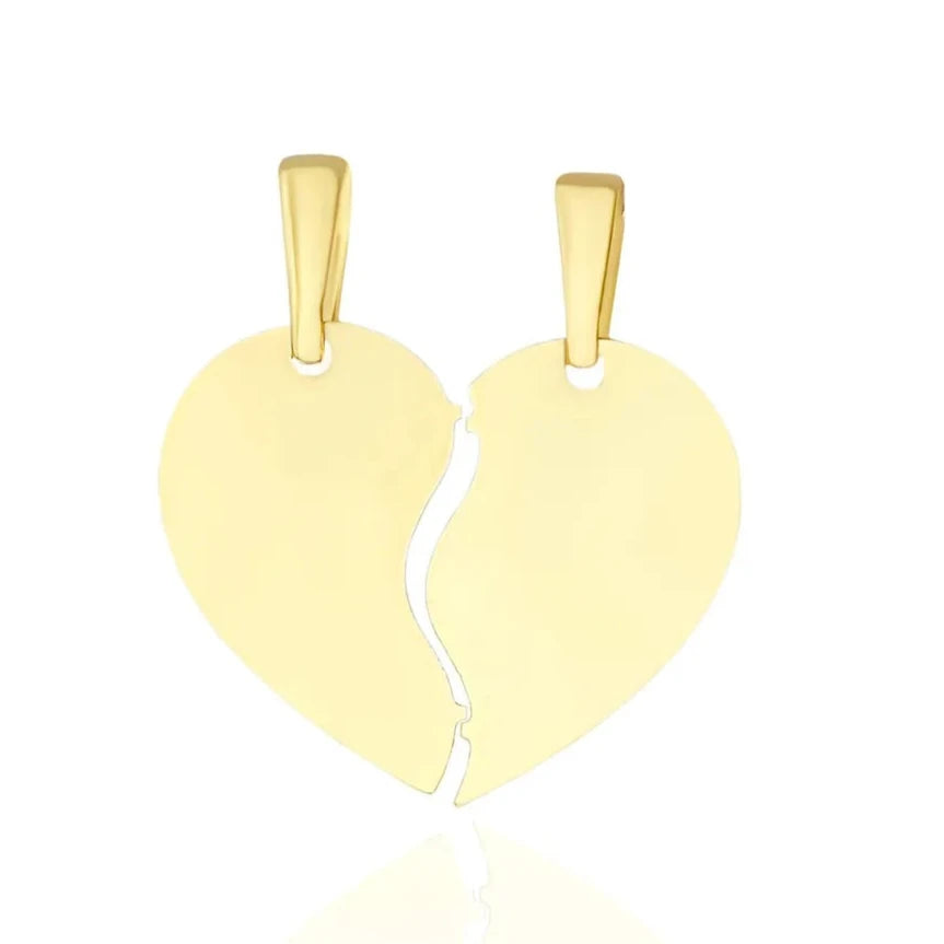 Colar Personalizável Duas Metades Banhado à Ouro 18k - Romilda Borges
