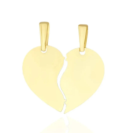 Colar Personalizável Duas Metades Banhado à Ouro 18k - Romilda Borges