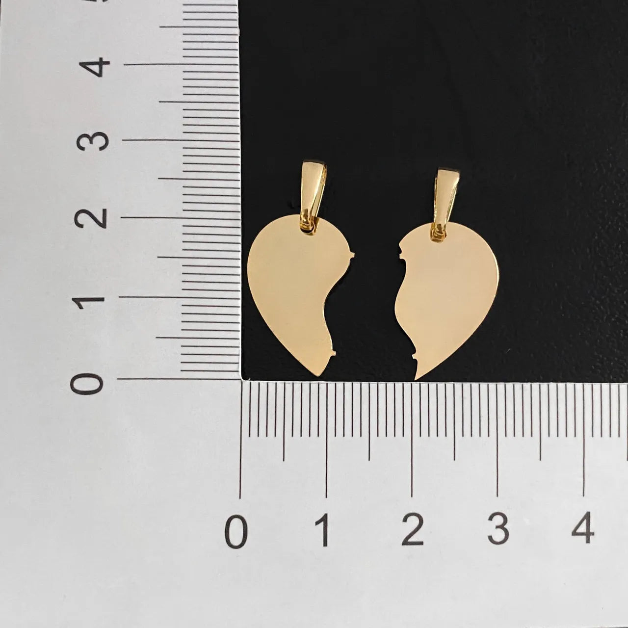 Colar Personalizável Duas Metades Banhado à Ouro 18k - Romilda Borges