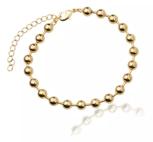 Pulseira Bolinhas Banhada à 18k -  Romilda Borges
