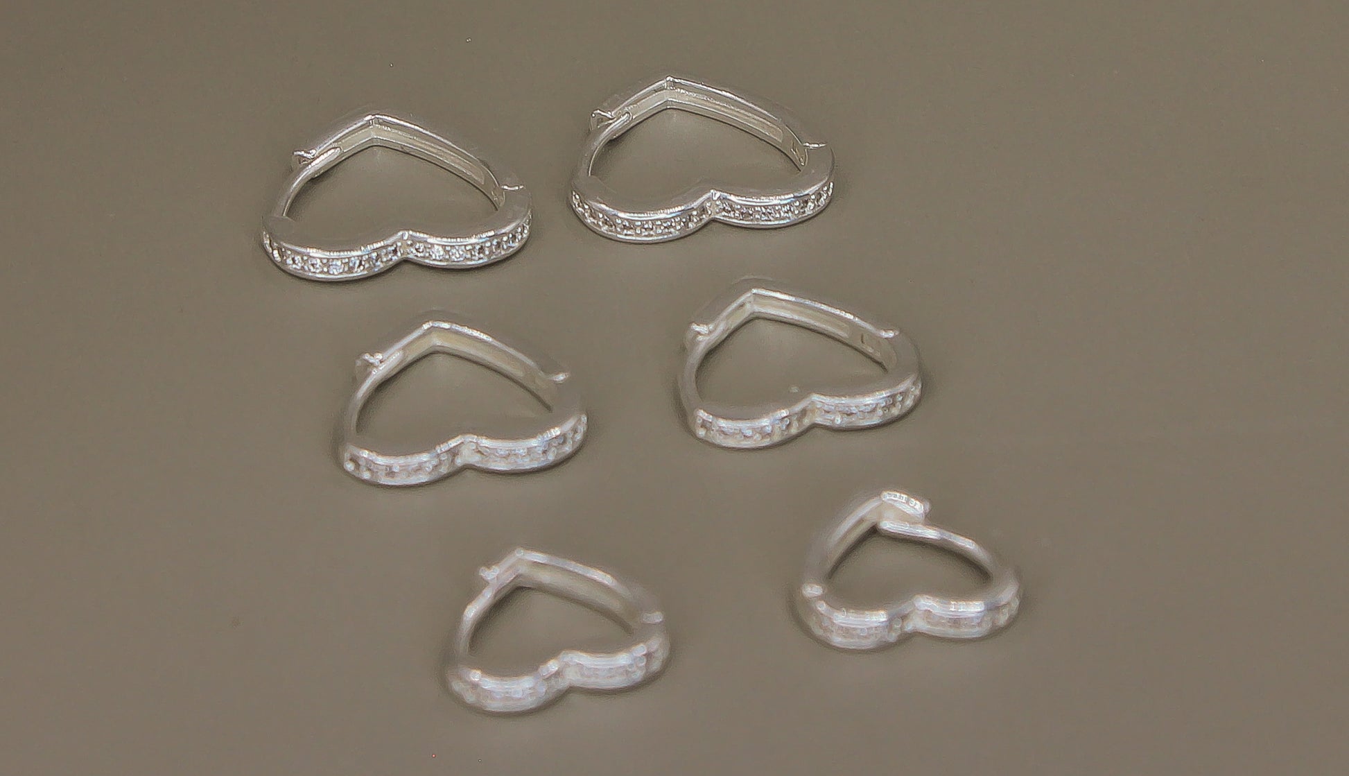 ARGOLA CORAÇÃO PRATA 925 ZIRCONIA