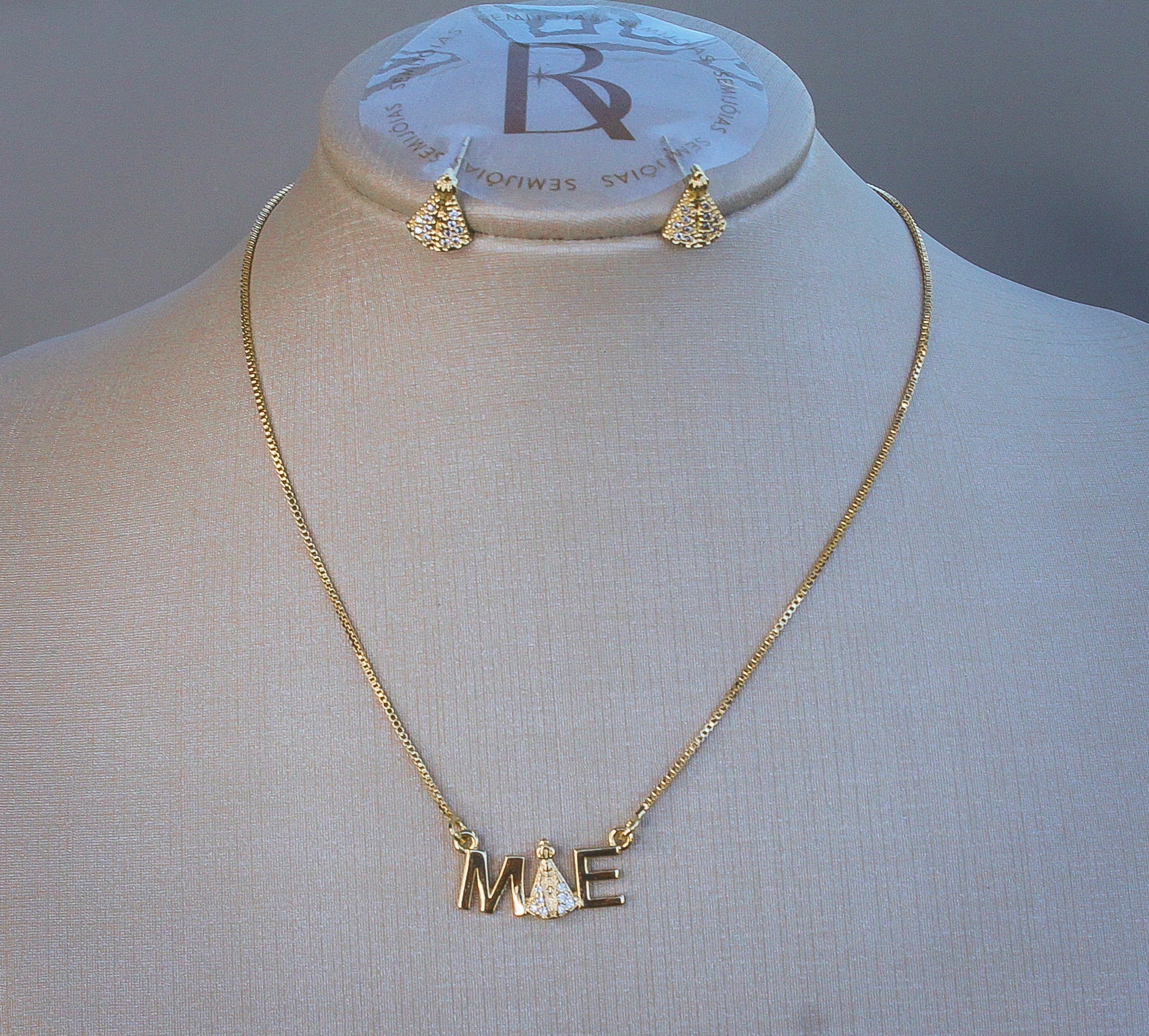 conjunto de ouro colar de ouro brinco de ouro