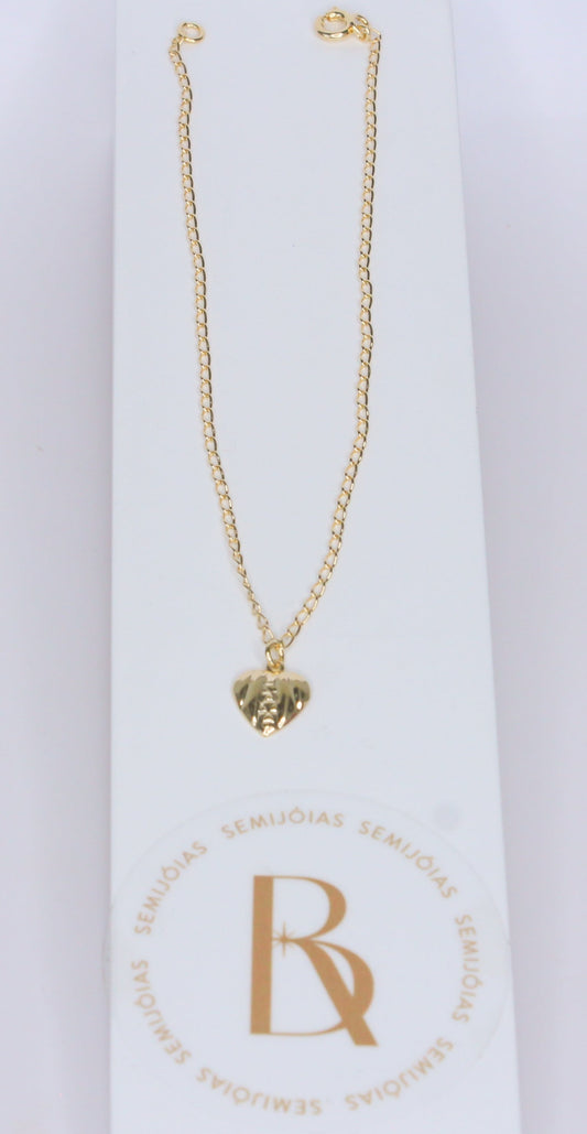tornozeleira de ouro