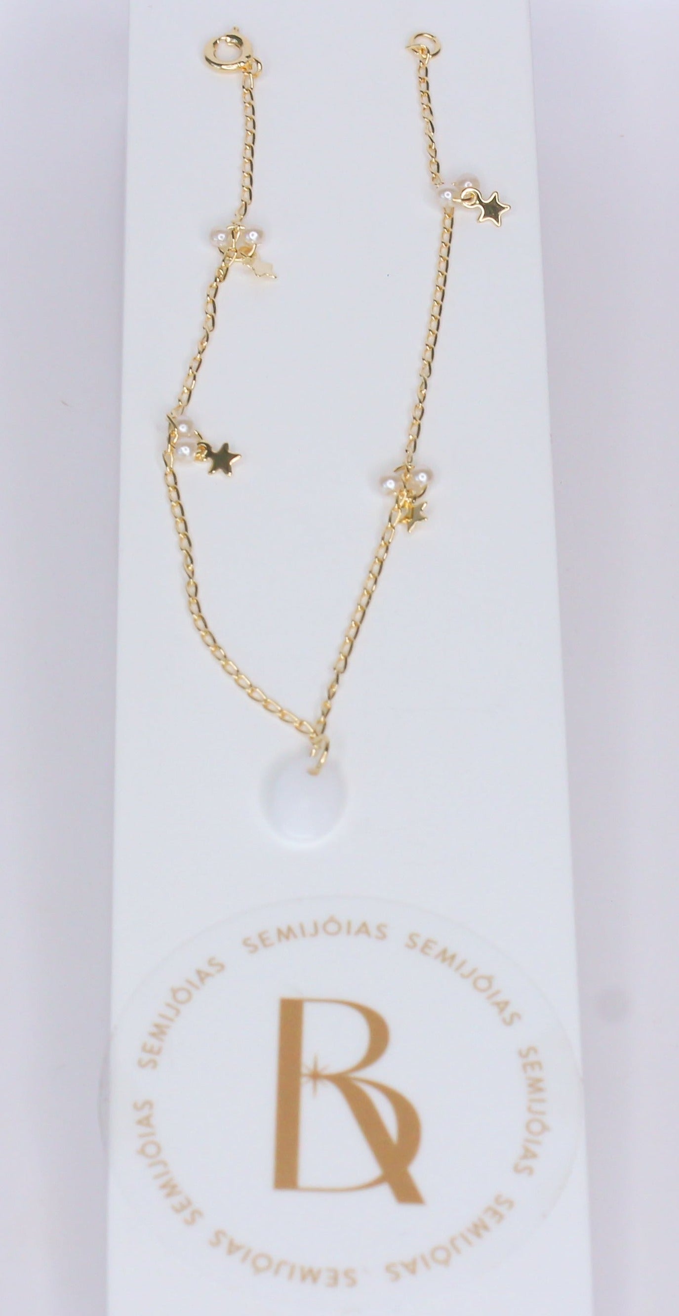 Tornozeleira de ouro