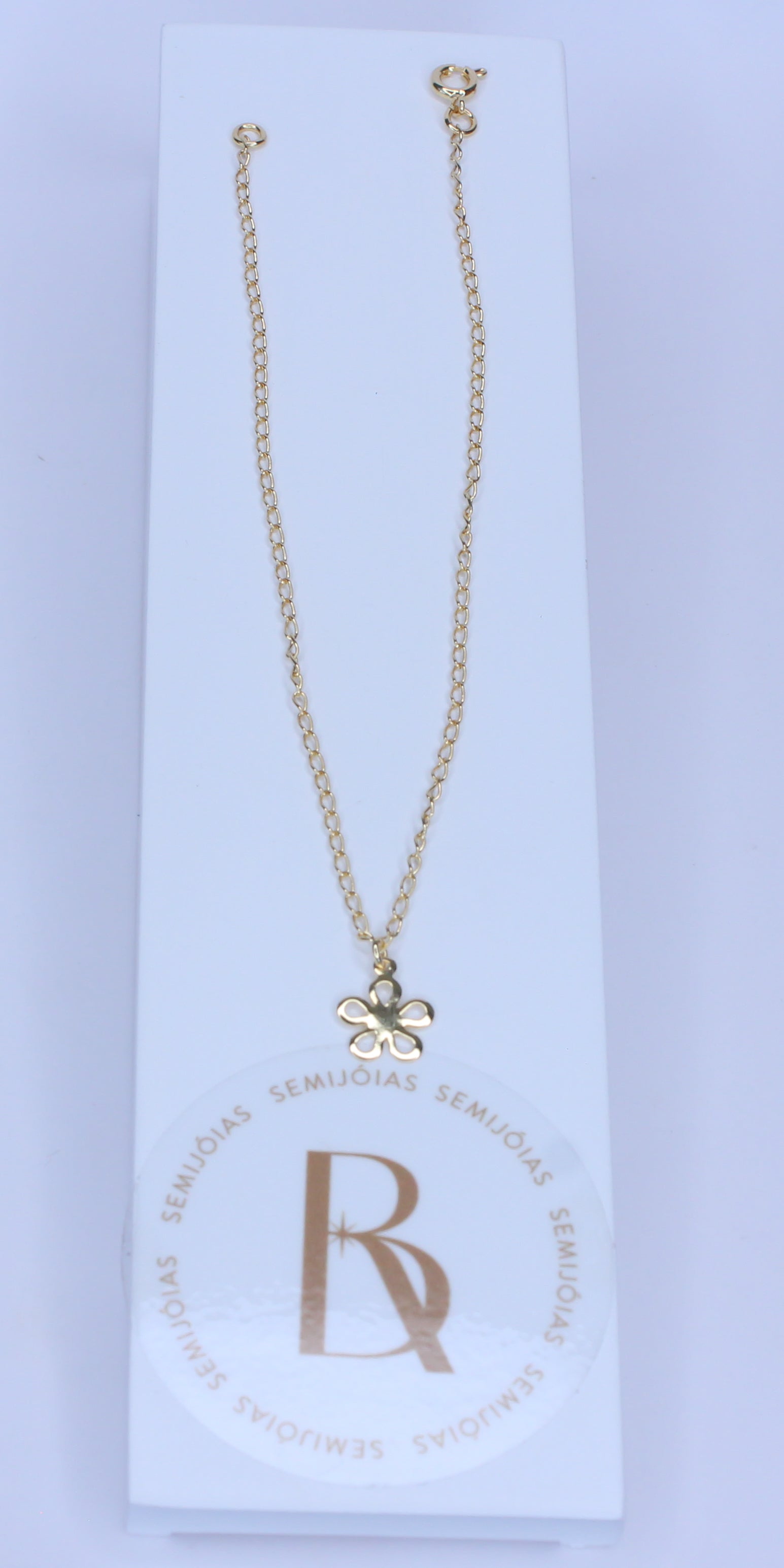 tornozeleira de ouro