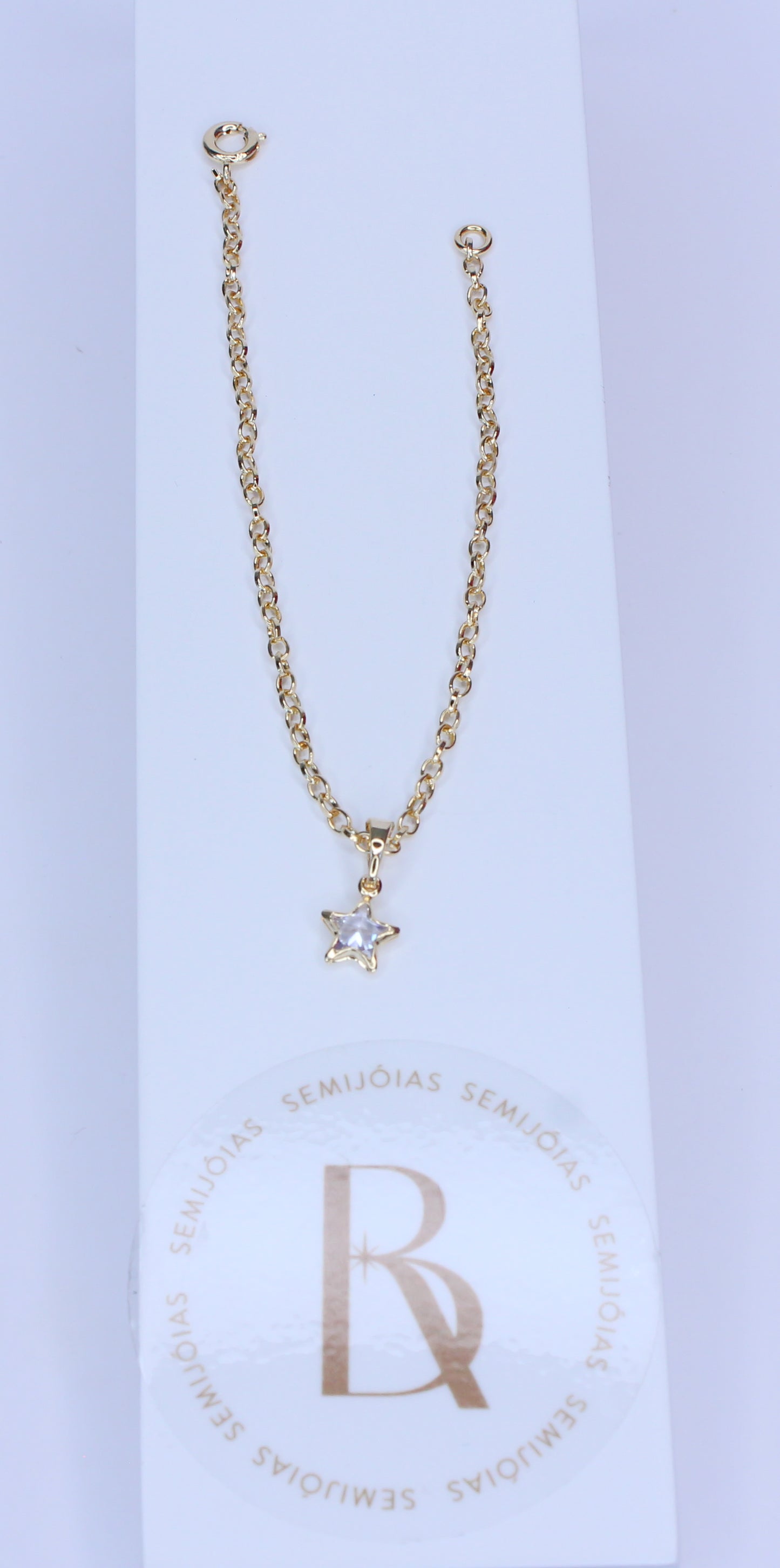 Pulseira Elo Português Banhado à Ouro 18k - Romilda Borges - cod: PS03