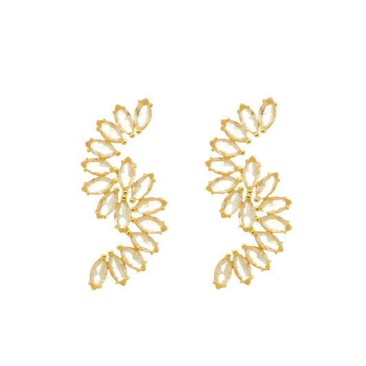 Brinco Festa Champanhe Banhado à Ouro 18k - Romilda Borges - cod: BR24