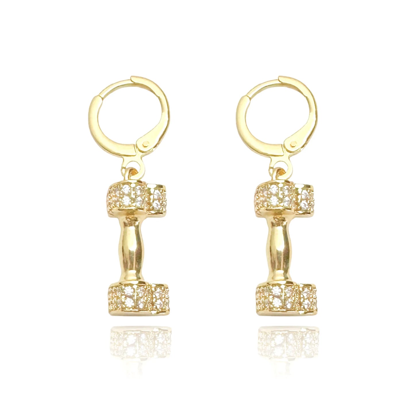 Brinco Halter Coração Mini Zircônias Banhado à Ouro 24k - Romilda Borges - cod: BR15