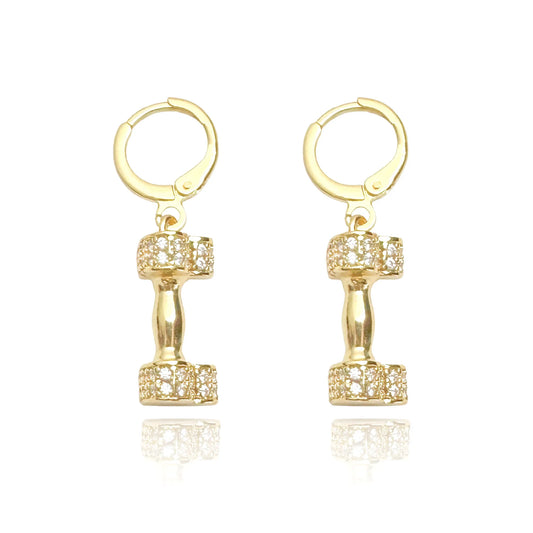 Brinco Halter Coração Mini Zircônias Banhado à Ouro 24k - Romilda Borges - cod: BR15