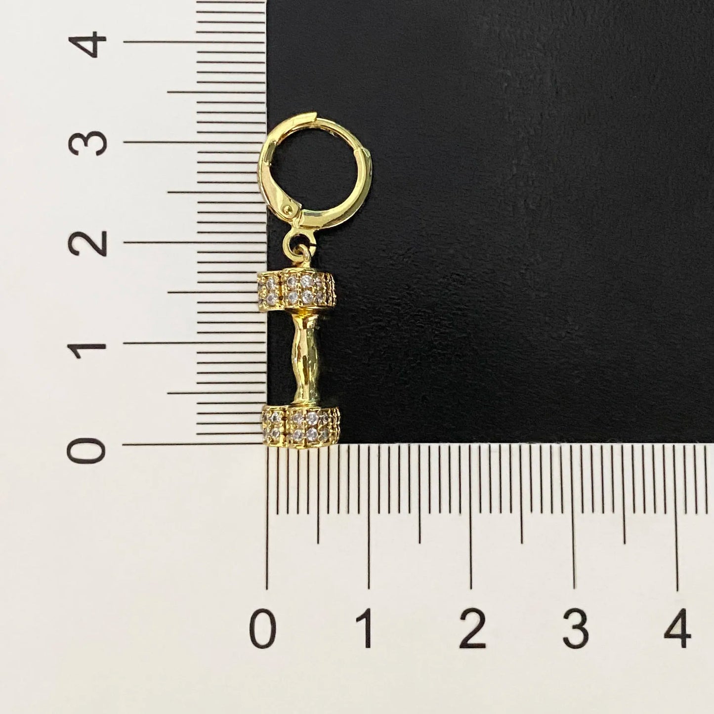Brinco Halter Coração Mini Zircônias Banhado à Ouro 24k - Romilda Borges - cod: BR15