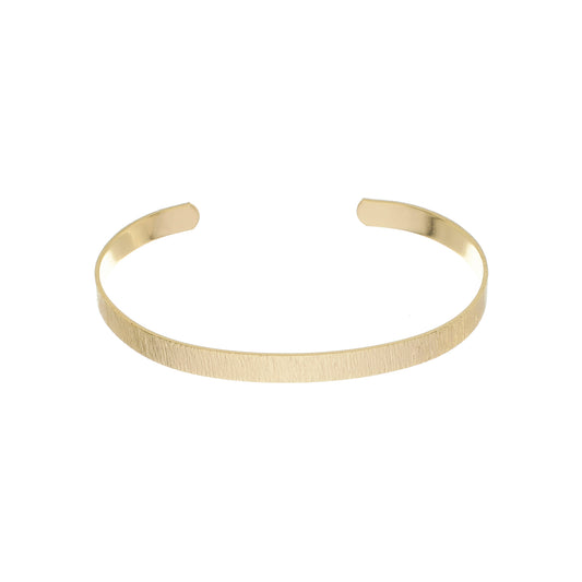 Bracelete Regulável Listrado Banhado à Ouro 18k - Romilda Borges - cod: BC11