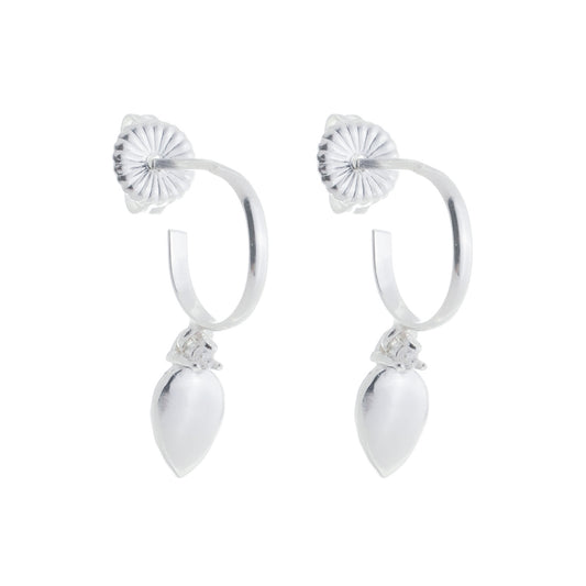 Brinco de Prata 950 Gota com Mini Zircônia - Romilda Borges - cod: AR21