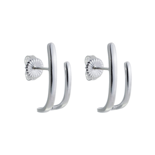 Brinco Torres Abstrato Prata 950 - Romilda Borges - cod: BR44
