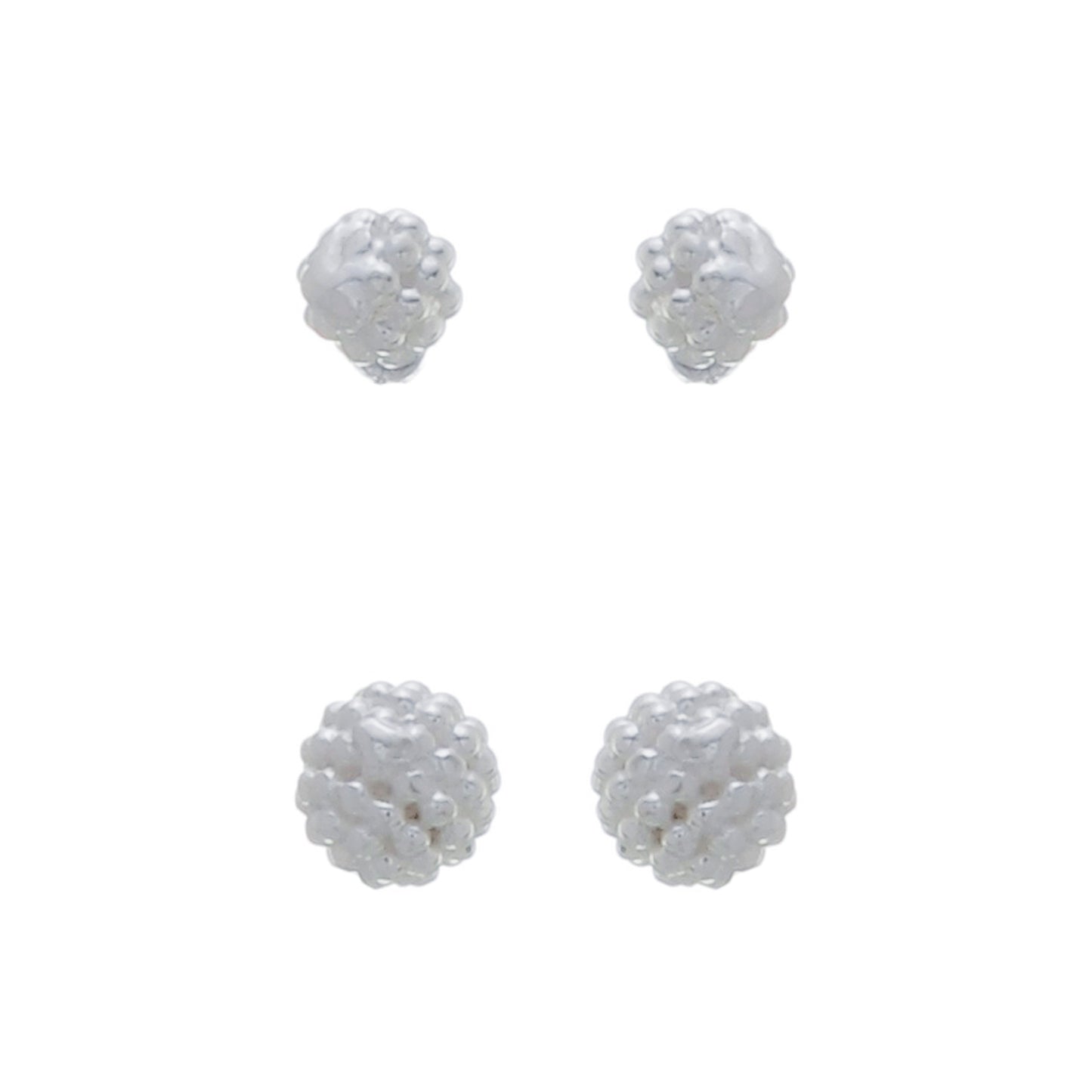 Brinco de Prata 950 Mini Bolinhas - Romilda Borges - cod: BR37