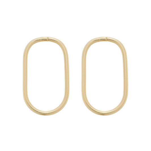 Brinco Aro Banhado à Ouro 18k - Romilda Borges - cod: BR83